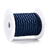 Braided Cowhide Leather Cord NWIR-N005-01M-3mm-2