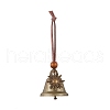 Iron Bell & Tibetan Style Alloy Sun Pendant Decorations HJEW-JM03369-2