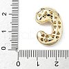 Brass Micro Pave Cubic Zirconia Pendants KK-Z108-02G-C-3