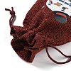 Christmas Theme Jute Cloth Storage Bags ABAG-F010-01A-03-4