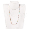 Electroplate Faceted Abacus Glass Beads Jewelry Sets SJEW-JS01066-4
