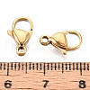304 Stainless Steel Lobster Claw Clasps STAS-T065-12mm-34G-3