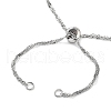 304 Stainless Steel Singapore Chain Necklace Making AJEW-JB01333-02-3