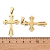 201 Stainless Steel Pendants STAS-V014-04G-3