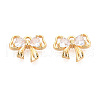 Brass Micro Pave Cubic Zirconia Charms KK-N263-79A-G-1