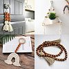 OLYCRAFT 120Pcs Round Natural Wood Beads WOOD-OC0001-85-LF-6
