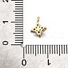 Brass Micro Pave Cubic Zirconia Pendants KK-D356-07A-G-3