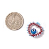 Glass Beads Pendants PALLOY-MZ00654-04-2