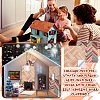 AHADERMAKER 12Pcs 2 Colors Self Adhesive PVC Wall Stickers DIY-GA0007-05A-6