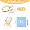 DICOSMETIC 1Pc Adjustable 925 Silver Ring Adjustable Ring Findings FIND-DC0006-63G-2