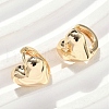 Brass Hoop Earrings EJEW-D320-18G-2