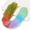 Transparent Painted Glass Beads Strands DGLA-A034-T3mm-A12-1