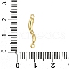 Brass Horn of Plenty Connector Charms KK-V002-20G-3