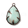 Natural Amazonite Pendants G-C050-05R-2