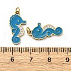 304 Stainless Steel Enamel Pendants STAS-E550-56G-3