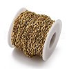 Ion Plating(IP) 304 Stainless Steel Rope Chains CHS-H025-16G-03-3