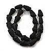 Dyed Natural Lava Rock Beads Strands G-A264-A01-01C-2