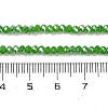 Baking Electroplate Glass Beads Strands DGLA-A039-J4mm-B11-4