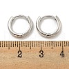 Brass Hoop Earrings EJEW-L211-08E-P-3