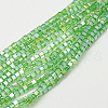 Electroplate Glass Beads Strands EGLA-D018-8x8mm-23-1