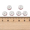 Brass Grade A Rhinestone Spacer Beads RSB030NF-08-2