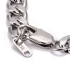 Tarnish Resistant 304 Stainless Steel Curb Chains Bracelets BJEW-JB06273-5