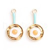 Alloy Enamel Pendants ENAM-TAC0001-14D-2