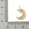 Brass Micro Pave Cubic Zirconia Pendants KK-Z107-01G-01-3