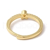 Rack Plating Brass Clear Cubic Zirconia Constellation Adjustable Rings for Women RJEW-S407-08G-07-3