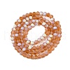 Transparent Glass Beads Strands EGLA-A044-T4mm-MB04-3