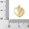 304 Stainless Steel Locket Charms STAS-M120-07A-G-3
