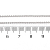 Brass Cable Chain Necklace Making NJEW-D302-78P-3