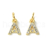 Rack Plating Alloy Rhinestone Pendants PALLOY-S187-01A-1