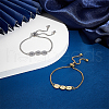 Unicraftale DIY Stamping Flat Round Slider Bracelet Making Kit DIY-UN0005-58-2