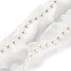 Polyester Satin Lace Ribbon OCOR-XCP0002-77-2