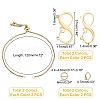   Infinity Heart Love Slider Bracelet DIY Making Kit DIY-PH0006-32-4