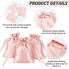 Beebeecraft Satin Cloth Jewelry Pouches Bags TP-BBC0001-11D-01-6