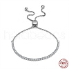 Clear Cubic Zirconia Tennis Bracelet BJEW-I314-001P-2