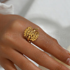 Brass Adjustable Finger Rings for Women ZV7017-1-3