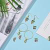 8Pcs 4 Style Real 18K Gold Plated Fruit Theme Brass Micro Pave Cubic Zirconia Pendants ZIRC-ZZ0001-06G-6