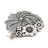Tibetan Style Alloy Big Pendants PALLOY-D362-02AS-A-2