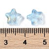 Transparent Spray Painted Glass Beads X1-GLAA-NH0003-01H-3