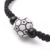Acrylic Braided Bead Bracelet BJEW-JB08552-04-4