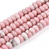 Natural Pink Opal Beads Strands G-T140-75A-4