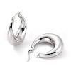 304 Stainless Steel Chunky Hoop Earrings for Women X-EJEW-F280-06E-P-2
