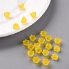 Transparent Acrylic Beads Caps PL543-2-7