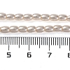 Baking Painted Pearlized Glass Pearl Bead Strands PEAR-H019-01B-01-5