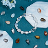   3Bags 3 Colors  Transparent Glass Beads  Segmented Multi-Color Beads GLAA-PH0003-36A-5
