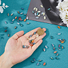 Hobbspring 80Pcs 8 Colors Transparent Electroplate Glass Beads EGLA-HS0001-03-3