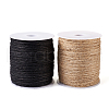 Craftdady 2Roll 2 Colors Earthy Colored Jute Cord OCOR-CD0001-05-11